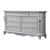 Venta Wide Dresser Chest 9 Drawer Carved White Solid Wood By Casagear Home BM319847