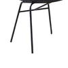 Niya Patio Chair Set of 2, Polyester, Black Steel, Outdoor Rattan Wicker By Casagear Home