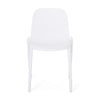 Outdoor Patio Chair Set of 2 Perforated Ergonomic Weather Resistant White By Casagear Home BM320553