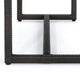 Sanie Outdoor Dining Table, 59 Inch Top, Iron Frame, Brown Resin Wicker By Casagear Home