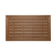 Outdoor Dining Table, 63 Inch Brown Eucalyptus Wood Top, Silver Metal Legs By Casagear Home