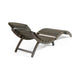 Hanie Outdoor Foldable Chaise Lounger, 73 Inch, Slatted Gray Acacia Wood By Casagear Home