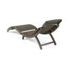 Hanie Outdoor Foldable Chaise Lounger, 73 Inch, Slatted Gray Acacia Wood By Casagear Home