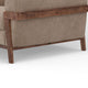 Pola Accent Chair Light Brown Polyester Foam Cushions Solid Pine Wood By Casagear Home BM320744