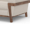 Pola Sofa Beige Polyester Foam Cushions Solid Pine Wood Frame 95 Inch By Casagear Home