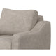 Tuba Accent Chair Gray Fabric Plush Foam Throw Pillow Solid Pine Wood By Casagear Home BM320761