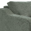 Tuba Loveseat Olive Green Polyester Plush Foam Solid Pine Wood 62 Inch By Casagear Home