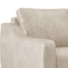 Tuba Sofa Gray Polyester Foam Cushions Solid Pine Wood Frame 88 Inch By Casagear Home BM320773