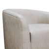 Ino Accent Chair Gray Fabric Foam Cushions Solid Pine Wood Platform By Casagear Home BM320780