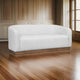 Ino Loveseat, Ivory Polyester, Foam Cushions, Solid Pine Wood Base, 66 Inch By Casagear Home