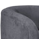 Ino Loveseat Dark Gray Polyester Foam Cushions Solid Wood Base 66 Inch By Casagear Home