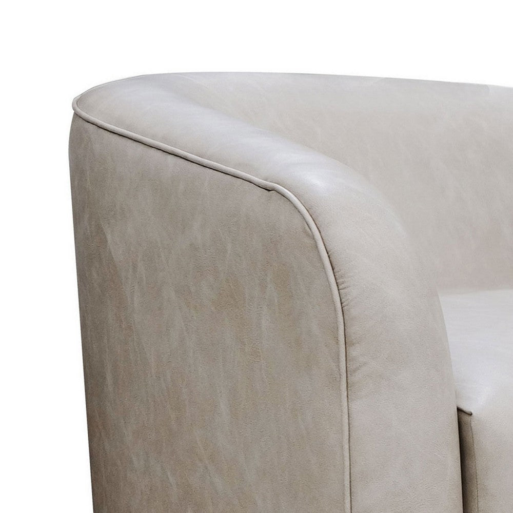 Ino Loveseat Gray Polyester Foam Cushions Solid Pine Wood Base 66 Inch By Casagear Home