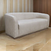 Ino Loveseat, Gray Polyester, Foam Cushions, Solid Pine Wood Base, 66 Inch By Casagear Home