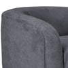 Ino Sofa Dark Gray Polyester Foam Cushions Solid Wood Base 88 Inch By Casagear Home