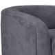 Ino Sofa Dark Gray Polyester Foam Cushions Solid Wood Base 88 Inch By Casagear Home