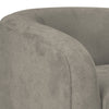 Ino Sofa Almond Gray Polyester Foam Cushions Solid Wood Base 88 Inch By Casagear Home