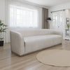 Ino Sofa, Gray Polyester, Foam Cushions, Solid Pine Wood Base, 88 Inch By Casagear Home