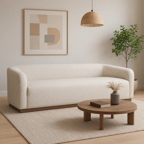 Ino Sofa, Gray Polyester, Foam Cushions, Solid Pine Wood Base, 88 Inch By Casagear Home