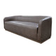 Ino Sofa Chocolate Brown Polyester Foam Cushions Solid Wood 88 Inch By Casagear Home