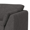 Sian Accent Chair Iron Gray Polyester 1 Throw Pillow Solid Pine Wood By Casagear Home BM320842