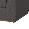 Sian Accent Chair Iron Gray Polyester 1 Throw Pillow Solid Pine Wood By Casagear Home BM320842