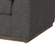 Sian Accent Chair Iron Gray Polyester 1 Throw Pillow Solid Pine Wood By Casagear Home BM320842