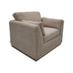 Sian Accent Chair Light Brown Polyester 1 Throw Pillow Solid Pine Wood By Casagear Home BM320844