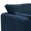 Sian Loveseat Navy Blue Polyester 2 Pillows Solid Pine Wood 69 Inch By Casagear Home