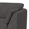 Sian Sofa Iron Gray Polyester 2 Throw Pillows Solid Pine Wood 90 Inch By Casagear Home