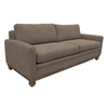 Ata Sofa, Light Brown Polyester, 2 Pillows, Brown Solid Wood, 86 Inch By Casagear Home