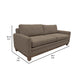 Ata Sofa Light Brown Polyester 2 Pillows Brown Solid Wood 86 Inch By Casagear Home BM320865