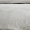 Irma Queen Size Premium Linen Duvet Cover Pre Shrunk Cozy Gray Cotton By Casagear Home BM320897