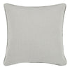 Irma 26 Inch Euro Pillow Sham Pre Shrunk Gray Cotton Premium Linen By Casagear Home BM320899