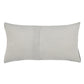 Irma 20 x 36 King Lumbar Pillow Sham Pre Shrunk Gray Cotton Premium Linen By Casagear Home BM320900