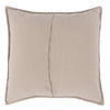 Irma 26 Inch Euro Pillow Sham Pre Shrunk Brown Cotton Premium Linen By Casagear Home BM320904