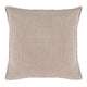 Irma 26 Inch Euro Pillow Sham, Pre Shrunk, Brown Cotton Premium Linen By Casagear Home