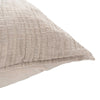 Irma 20 x 36 King Lumbar Pillow Sham Pre Shrunk Brown Premium Linen By Casagear Home BM320905