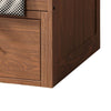 Mari Twin Captain Bed with Drawers Brazilian Pine Mahogany Wood By Casagear Home BM321094