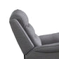 Clair 2 Piece Manual Reclining Sofa and Loveseat Solid Wood Gray Fabric By Casagear Home BM321107