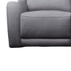 Clair Manual Recliner Sofa Scroll Arms 47 Inch Solid Wood Gray Fabric By Casagear Home BM321109