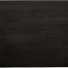 Luke Dining Table, 79 Inch Rectangular Top, Trestle Base, Black Wood By Casagear Home