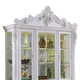 Zenie Buffet Cabinet Hutch Classic Carved White Solid Wood By Casagear Home BM321131