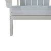 West Outdoor Patio Adirondack Chair 30 Inch Wood Style White Finish By Casagear Home BM321173