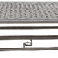 Mace Outdoor Patio Dining Table 86 Inch Rectangle Top Aluminum Gray By Casagear Home BM321181