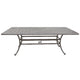 Mace Outdoor Patio Dining Table, 86 Inch Rectangle Top, Aluminum, Gray By Casagear Home