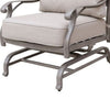 Mace Outdoor Club Motion Chair Set of 2 High Back Aluminium Heritage Gray By Casagear Home BM321192