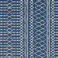 Sham Area Rug Rectangular 5 x 7 Blue Indoor Outdoor Handcrafted Details By Casagear Home BM321209