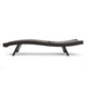 Mach Chaise Lounger, Dark Brown Rattan Wicker Frame, Outdoor, 79 Inch By Casagear Home