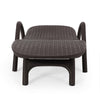 Michael Chaise Lounger, Dark Brown Outdoor Resin Wicker Frame, 77 Inch By Casagear Home