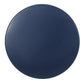 Nian Side Table Round Top Hourglass Outdoor Navy Blue Iron 18 Inch By Casagear Home BM321260